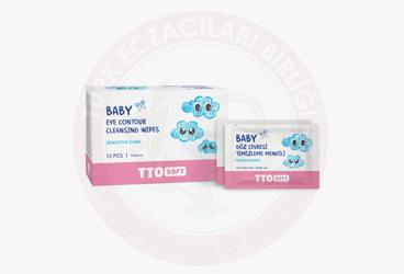 TTO SOFT BEBEK GOZ CEVRESI TEMIZLEME MENDILI  12 adet
