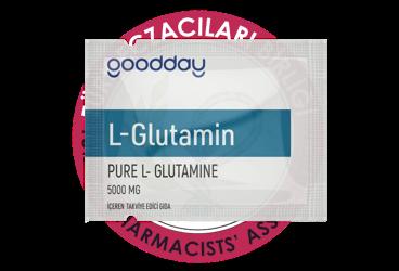 GOODDAY L-GLUTAMIN ICEREN TAKVIYE EDICI GIDA SASE 5000 mg 30 saşe
