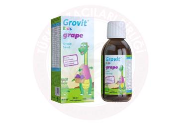 GROVIT KIDS GRAPE SIVI TAKVIYE EDICI GIDA  150 ml şişe