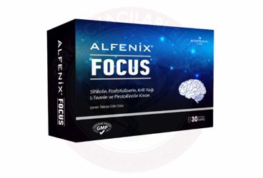 ALFENIX FOCUS TAKVIYE EDICI GIDA BITKISEL KAPSUL  30 kapsül