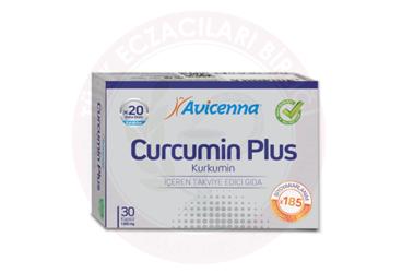 AVICENNA CURCUMIN PLUS KURKUMIN ICEREN TAKVIYE EDICI GIDA  30 kapsül