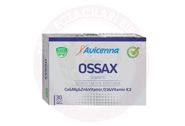 AVICENNA OSSAX VITAMIN K ICEREN TAKVIYE EDICI GIDA  30 tablet