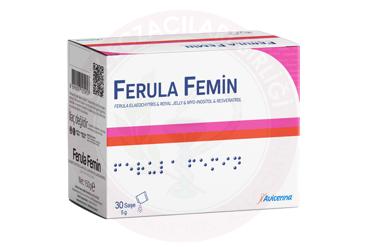 FERULA FEMIN FERULA ELAEOCHYTRIS & ROYAL JELLY & MYO-INOSITOL & RESVERATROL ICEREN TAKVIYE EDICI GIDA  30 saşe