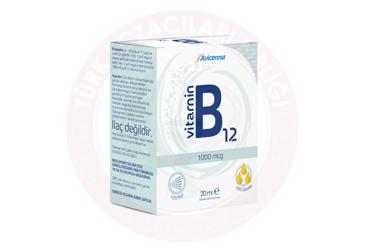 AVICENNA VITAMIN B12 ICEREN DAMLA/SPREY 1000 mcg 20 ml şişe