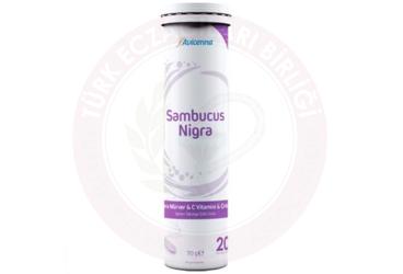 AVICENNA SAMBUCUS NIGRA TAKVIYE EDICI GIDA EFERVESAN TABLET  20 tablet