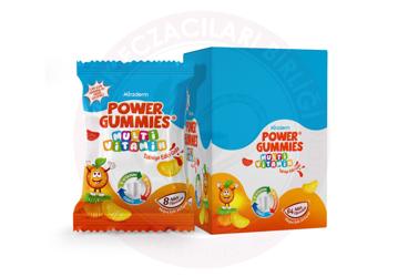 POWER GUMMIES MULTIVITAMIN TAKVIYE EDICI GIDA  64 tablet