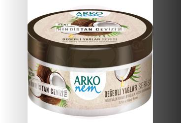 ARKO NEM DEGERLI YAGLAR HINDISTAN CEVIZI KREM  250 ml kutu