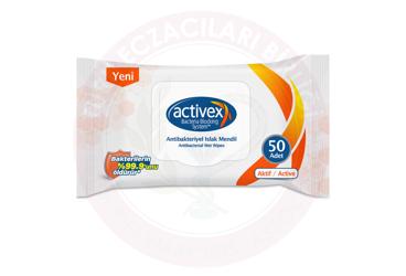 ACTIVEX ANTIBAKTERIYEL ISLAK MENDIL  50 x 1 paket