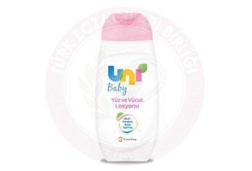 UNI BABY YUZ VE VUCUT LOSYONU  200 ml şişe