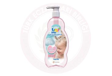 UNI BABY KOLAY TARAMA SAC VE VUCUT SAMPUANI  700 ml şişe
