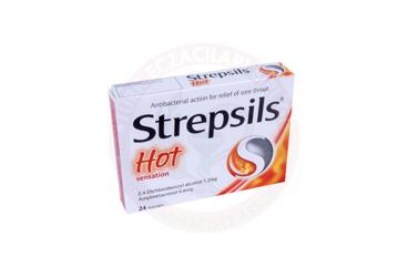 STREPSILS HOT SENSATION PASTIL  24 pastil