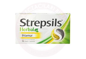 STREPSILS HERBAL IHLAMUR ICEREN PASTIL  16 pastil