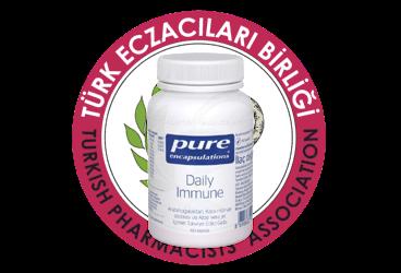 PURE ENCAPSULATIONS DAILY IMMUNE ARABINOGALAKTAN, KARA MURVER EKSTRESI VE ALOE VERA JEL ICEREN TAKVIYE EDICI GIDA  60 kapsül