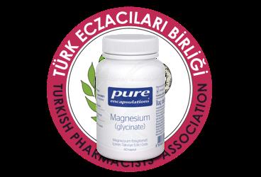 PURE ENCAPSULATIONS MAGNESIUM (GLYCINATE) MAGNEZYUM (BISGLISINAT) ICEREN TAKVIYE EDICI GIDA  60 kapsül