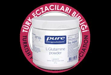 PURE ENCAPSULATIONS L-GLUTAMINE POWDER L-GLUTAMIN ICEREN TAKVIYE EDICI GIDA  227 g toz