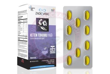 ZADE VITAL KETEN TOHUMU YAGI KAPSUL  60 kapsül/blister