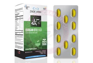 ZADE VITAL ISIRGAN TOHUMU YAGI KAPSUL  60 kapsül/blister