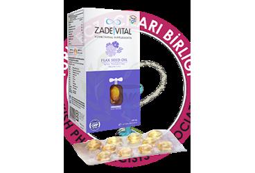 ZADE VITAL KETEN TOHUMU YAGI KAPSUL  60 kapsül/şişe