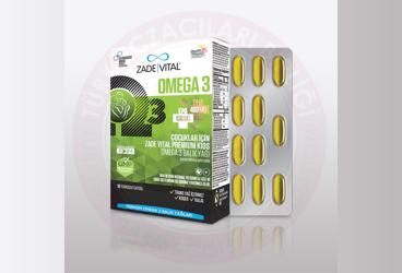 ZADE VITAL OMEGA 3 COCUKLAR ICIN BALIK YAGI KAPSUL  30 kapsül