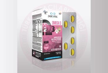 ZADE VITAL HAMILELER ICIN OMEGA 3 BALIK YAGI ICEREN TAKVIYE EDICI GIDA KAPSUL  30 kapsül