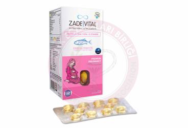 ZADE VITAL OMEGA 3 PREMIUM PREGNANCY KAPSUL  60 kapsül