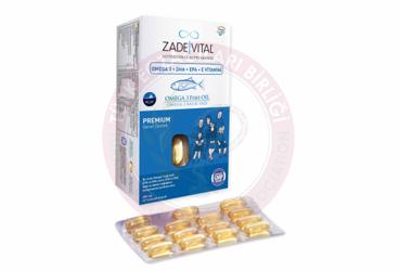 ZADE VITAL OMEGA 3 PREMIUM KAPSUL  60 kapsül