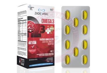 ZADE VITAL EMZIREN ANNELER ICIN OMEGA 3 BALIK YAGI ICEREN TAKVIYE EDICI GIDA KAPSUL  30 kapsül