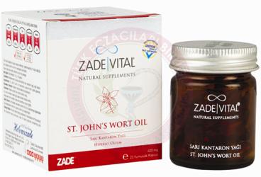 ZADE VITAL SARI KANTARON YAGI PATLATILABILEN KAPSUL 400 mg 25 kapsül/şişe