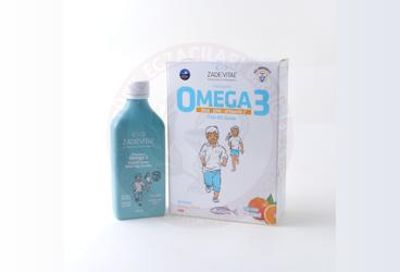 ZADE VITAL OMEGA 3 KIDS PORTAKAL SURUP  200 ml şişe