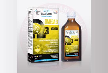 ZADE VITAL OMEGA 3 PREMIUM ADULT SURUP  200 ml şişe