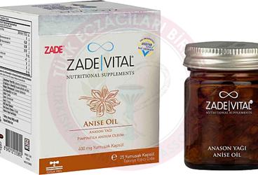 ZADE VITAL ANASON YAGI KAPSUL 400 mg 25 kapsül/şişe