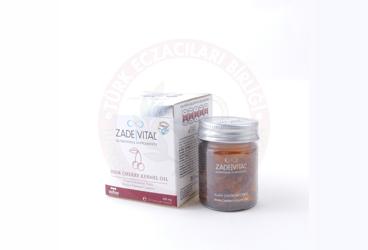 ZADE VITAL VISNE CEKIRDEGI YAGI PATLATILABILEN KAPSUL 400 mg 25 kapsül/şişe