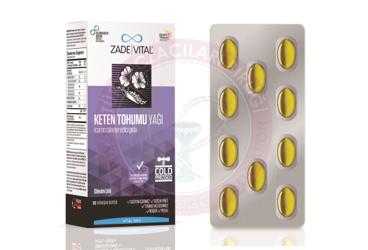 ZADE VITAL KETEN TOHUMU YAGI KAPSULU  30 kapsül/blister
