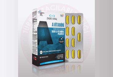 ZADE VITAL A VITAMINI KAPSUL 500 mg 30 kapsül/blister
