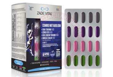 ZADE VITAL COMBO METABOLIC KAPSUL  60 kapsül/blister