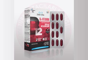 ZADE VITAL B12 VITAMINI KAPSUL 1000 mcg 30 kapsül/blister