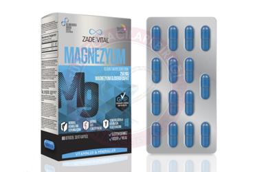 ZADE VITAL MAGNEZYUM KAPSUL  60 kapsül/blister