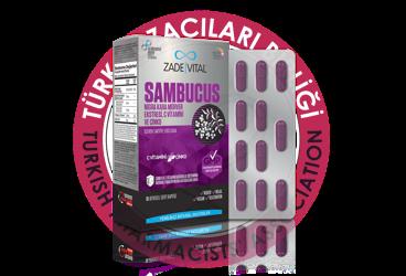 ZADE VITAL SAMBUCUS NIGRA KARA MURVER EKSTRESI, C VITAMINI VE CINKO KAPSUL  15 kapsül/blister
