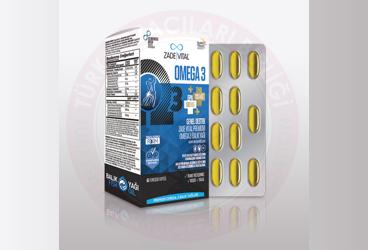 ZADE VITAL OMEGA 3 GENEL DESTEK KAPSUL  45 kapsül