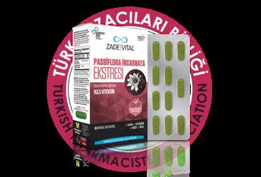 ZADE VITAL PASSIFLORA KAPSUL  30 kapsül