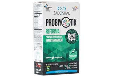 ZADE VITAL PROBIYOTIK REFORMA BAKTERI ICEREN KAPSUL  30 kapsül