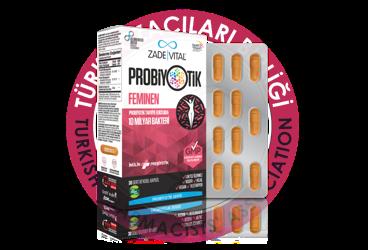 ZADE VITAL FEMINEN PROBIYOTIK BAKTERI ICEREN KAPSUL  30 kapsül