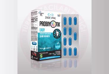 ZADE VITAL EASY PROBIYOTIK MAYA ICEREN KAPSUL  15 kapsül