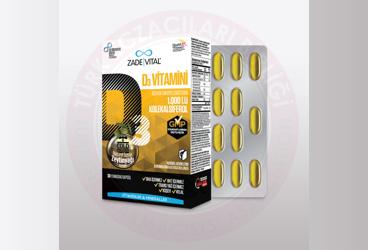 ZADE VITAL VITAMIN D KAPSUL 1000 IU 30 kapsül