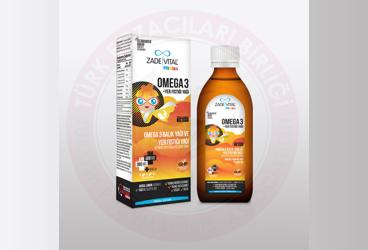 ZADE VITAL MINIZA OMEGA 3 BALIK YAGI VE YER FISTIGI YAGI ICEREN SIVI TAKVIYE EDICI GIDA  150 ml şişe