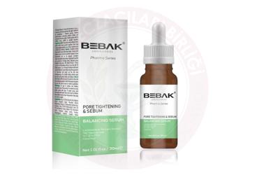 BEBAK %5 NIACINAMIDE + %1 ZINC PCA PORE TIGHTENING & SEBUM BALANCING SERUM  30 ml şişe
