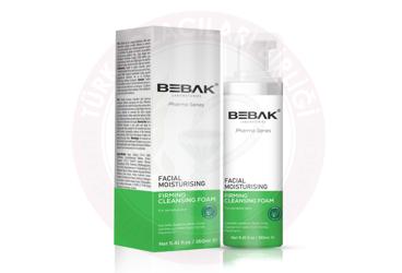 BEBAK %1 HYALURONIC ACID + GOTU KOLA NEMLENDIRICI YUZ TEMIZLEME KOPUGU  160 ml şişe