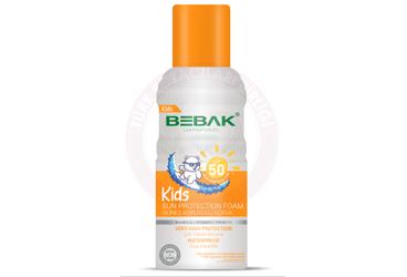 BEBAK KIDS SPF50+ GUNES KORUYUCU KOPUK  150 ml şişe