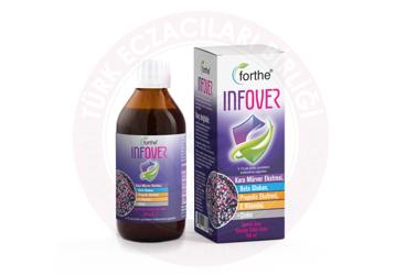 FORTHE INFOVER KARA MURVER EKTRESI, BETA GLUKAN, PROPOLIS EKTRESI, C VITAMINI, CINKO ICEREN SIVI TAKVIYE EDICI GIDA  100 ml şişe