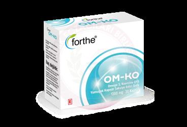 FORTHE OM-KO OMEGA 3, KOENZIM Q10 ICEREN YUMUSAK KAPSUL TAKVIYE EDICI GIDA 1380 mg 30 kapsül